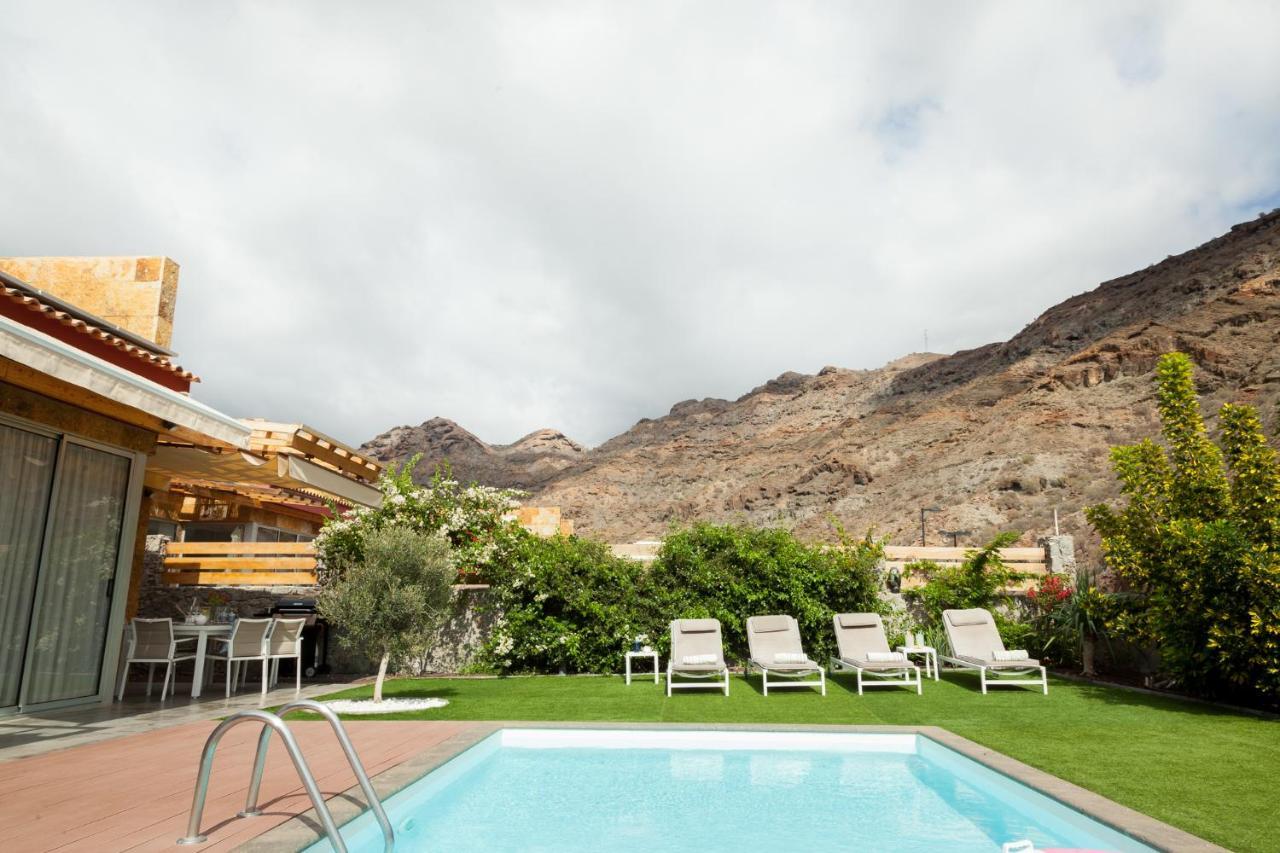 Elle Ocean Villa Gran Canaria Heated Pool Wifi アマドレス エクステリア 写真