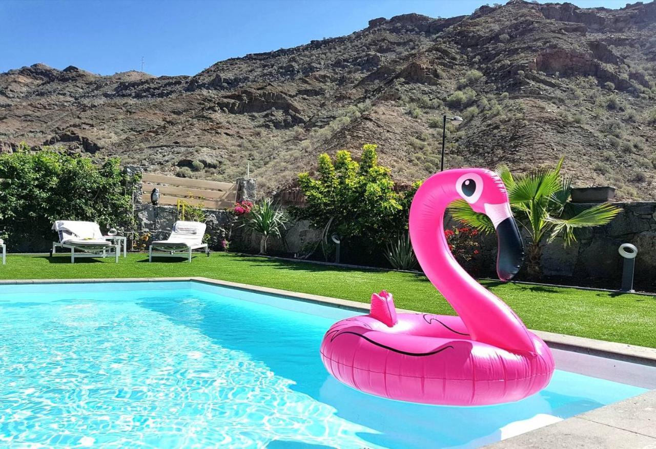Elle Ocean Villa Gran Canaria Heated Pool Wifi アマドレス エクステリア 写真